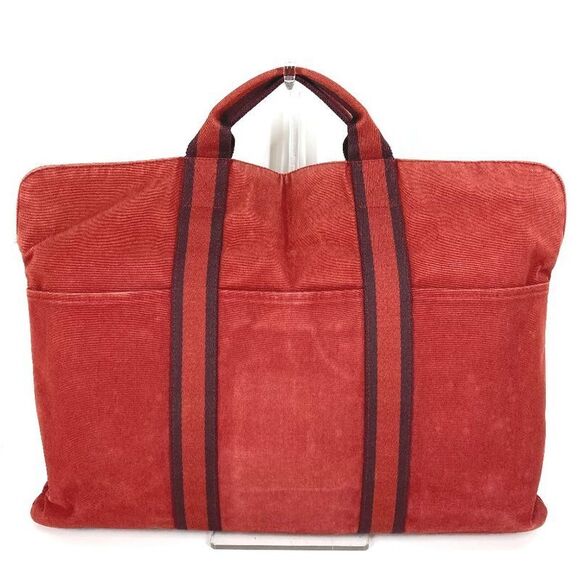 Hermes Business Bag Fourre Tout Porte Documents Canvas...